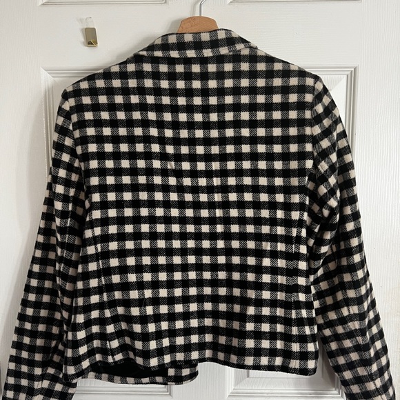 Gingham Wool Jacket - Picture 5 of 7